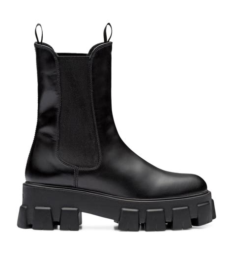 prada black wellington boots|ladies prada ankle boots.